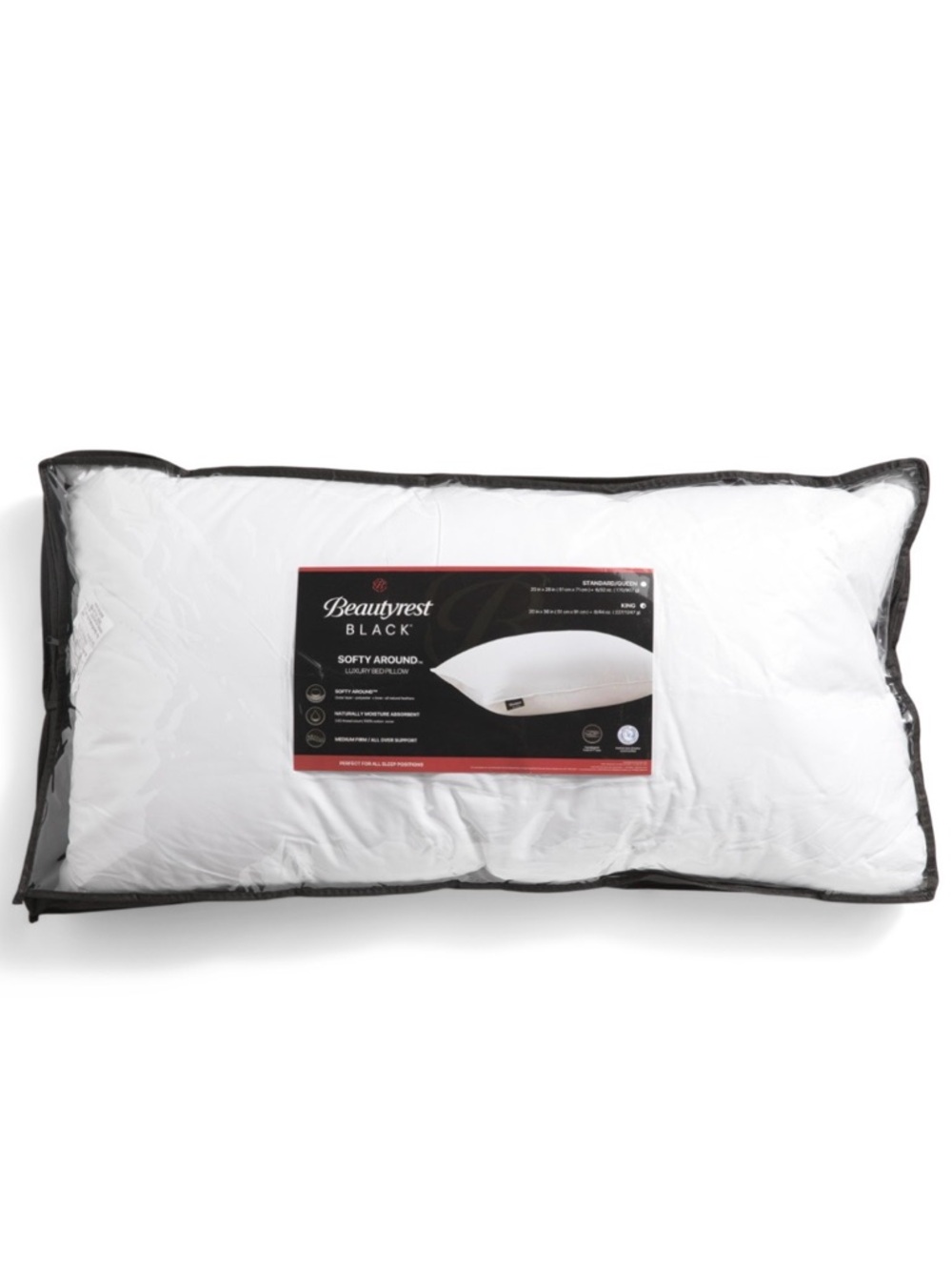 🎉LAST PIECE 🎉BEAUTYREST BLACK‎ Luxurious Down And Feather Blend Pillow